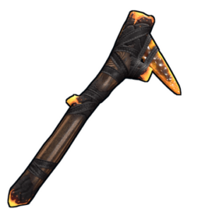 Ancient Amber Stone Pick Axe