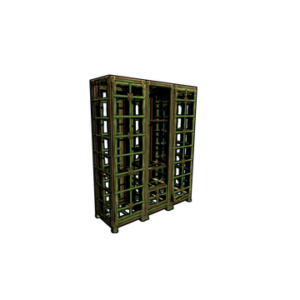 Bamboo Cage Locker