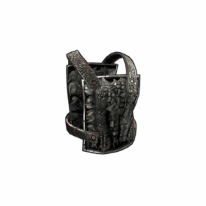 Black Alligator Metal Chest Plate