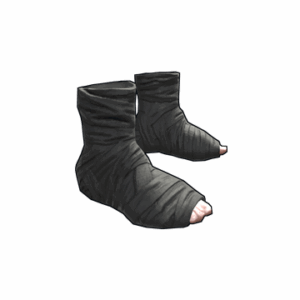 Burlap Ninja Slippers