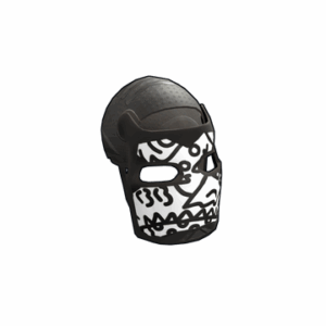 Doodle Metal Facemask