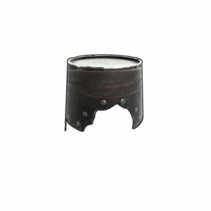 Green Riveted Bucket Helmet
