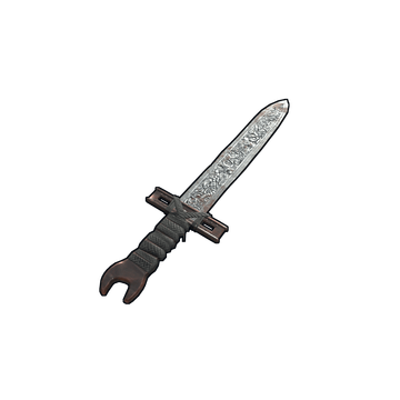 Metal Roses Short Sword