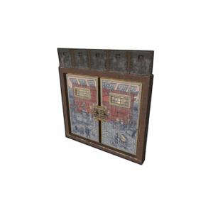 Porcelain Armored Double Door