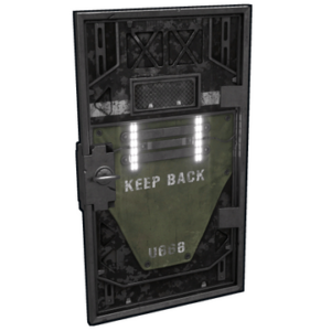Reinforced Armored Door