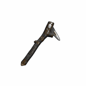 Silver Leaf Stone Pickaxe