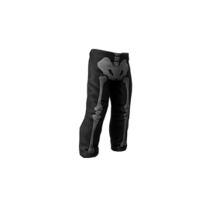 Skeleton Costume Burlap Pants