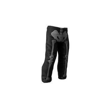 Skeleton Costume Burlap Pants