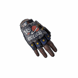 Space Raider Roadsign Gloves